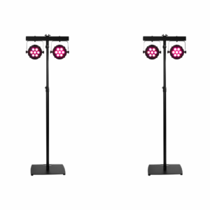 Lichtset 4x Compact par tri op T bar