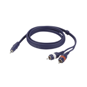 2x tulp naar mini jack 1,5M