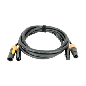Combikabel powercon True1 + XLR 3P 1,5M