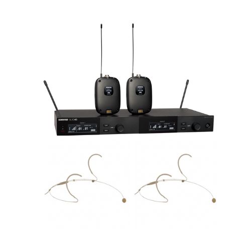 Set Shure SLXD headset dubbel