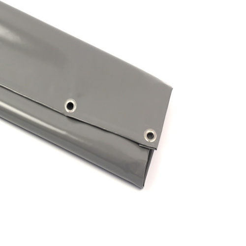 PVC zeil grijs 6x4 meter 600 gram/m2