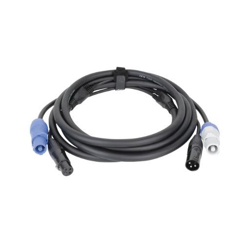 Combikabel powercon + XLR 3P 75CM